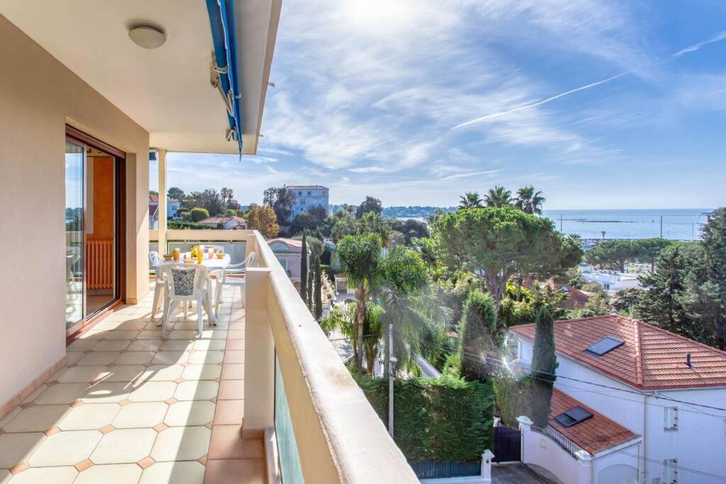 A6- 2 Bdr Incredible Sea View - Ac, Garage & Terrace Apartment Антиб Екстериор снимка